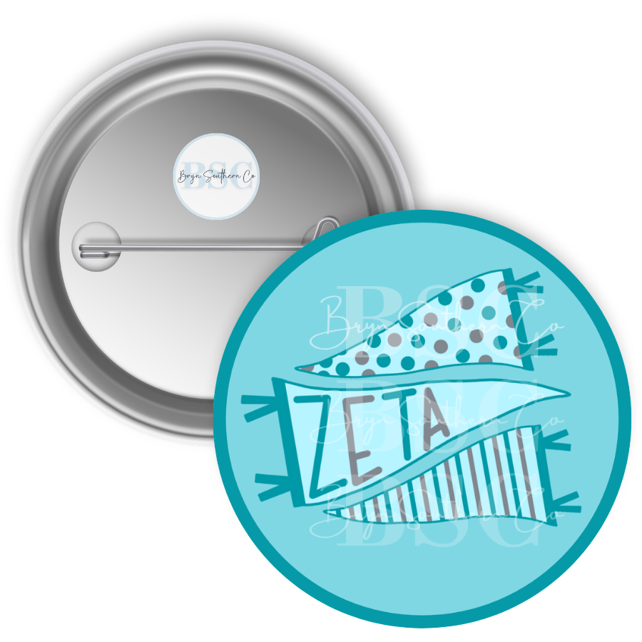 ZTA Pennant Button