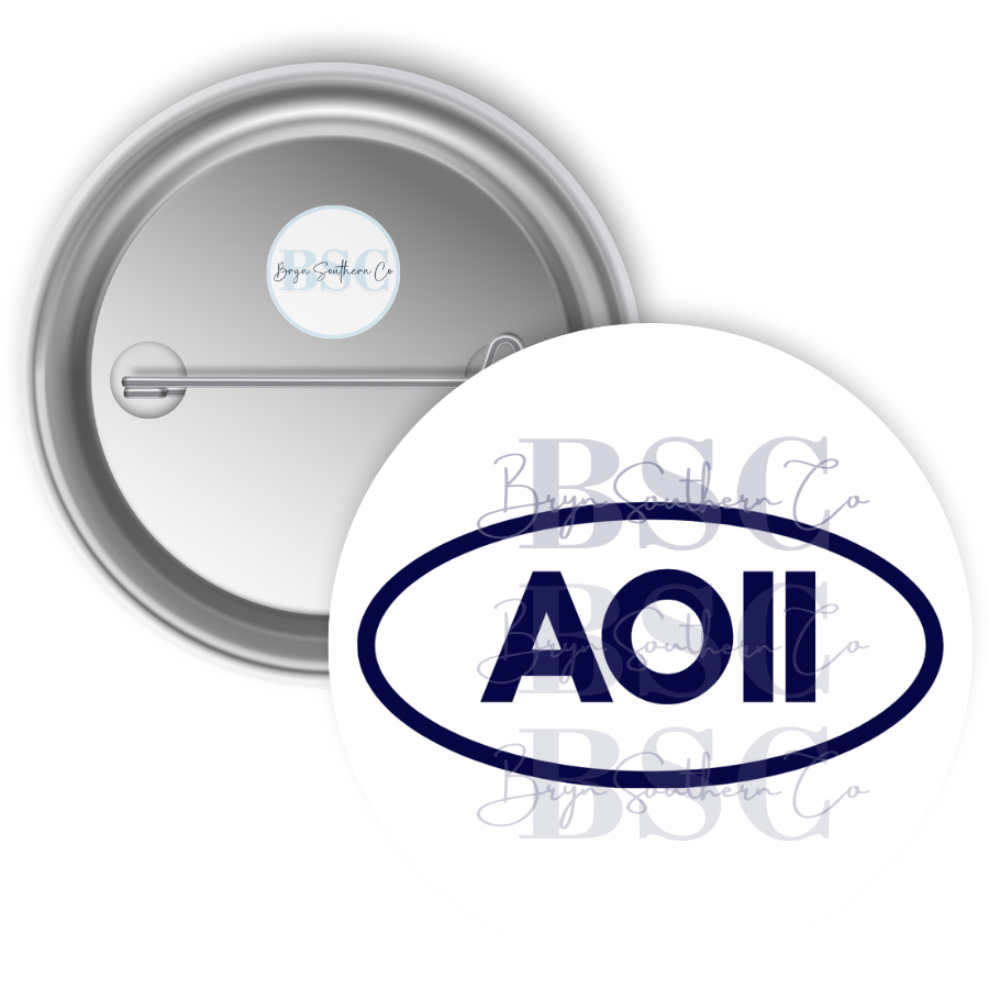 AOII Heritage Button