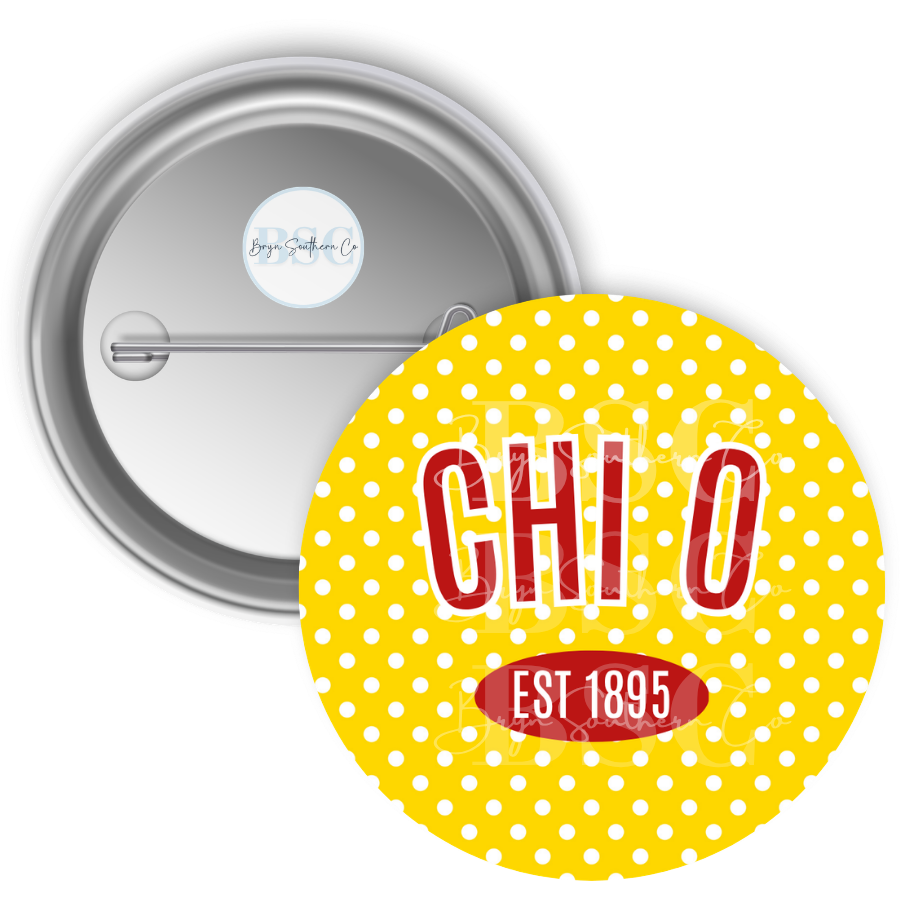 Chi O Polka Dots