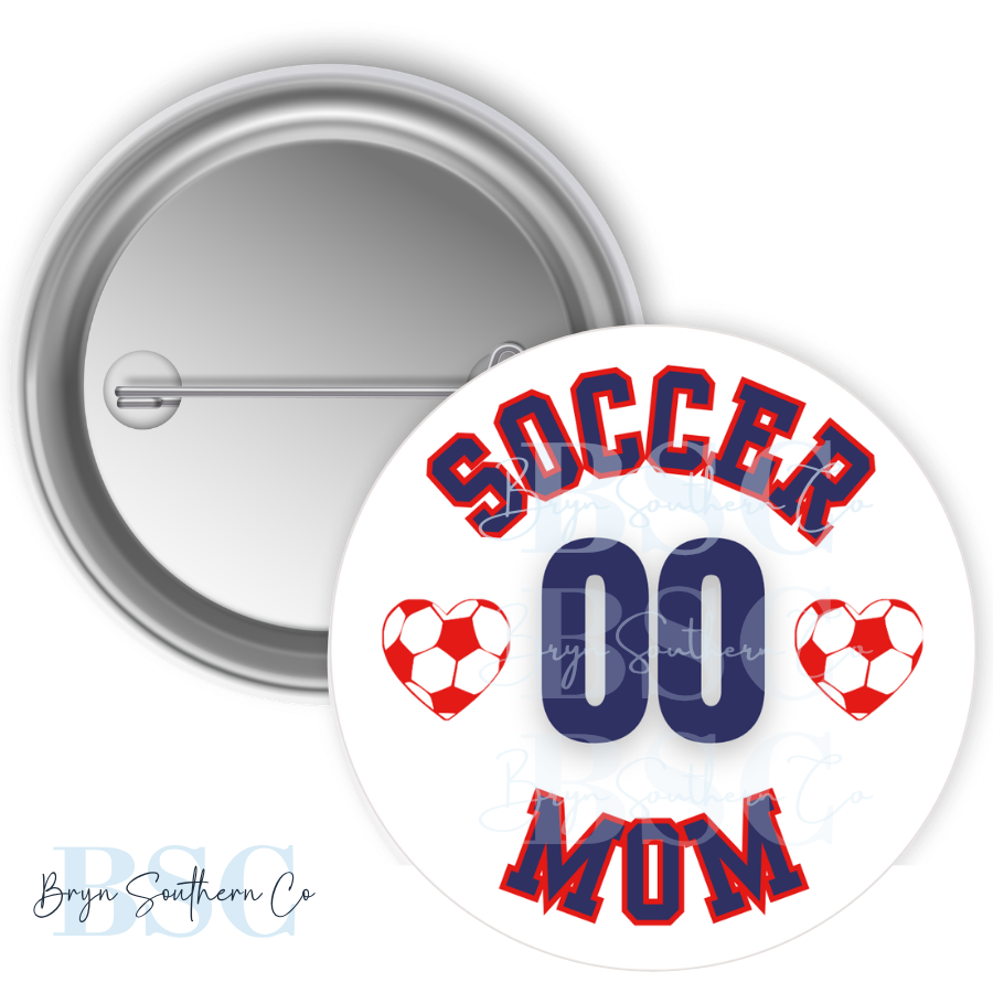 Soccer Mom Button