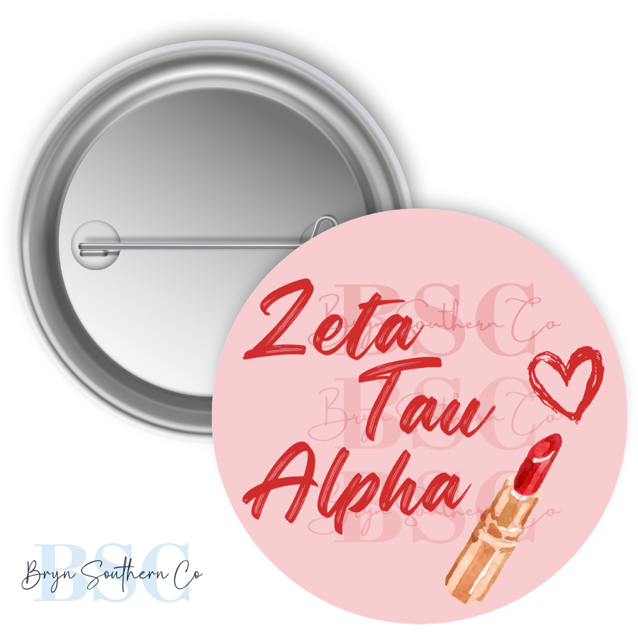 ZTA Lipstick Button