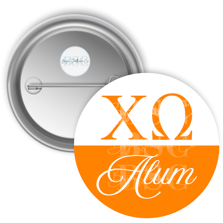 Chi O Alum Button