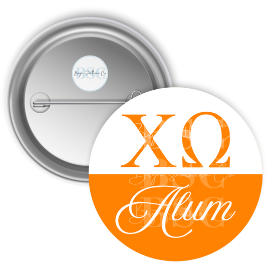 Chi O Alum Button