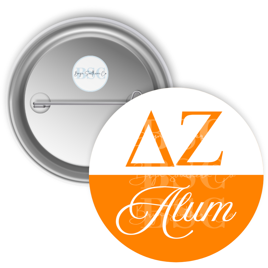 Delta Zeta Alum Button