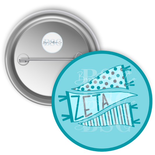ZTA Pennant Button