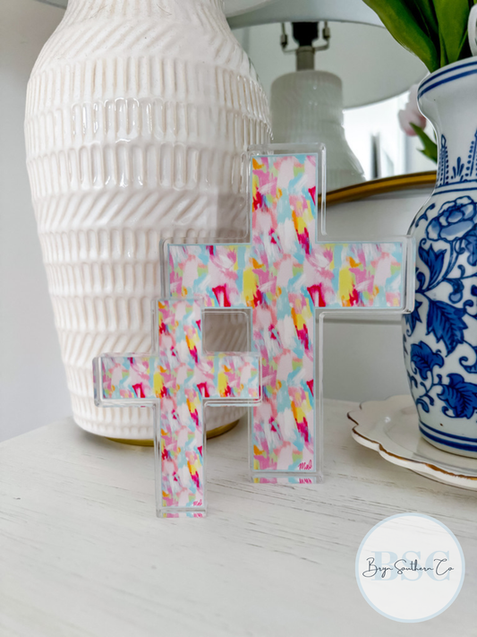 Painted Praise Cross