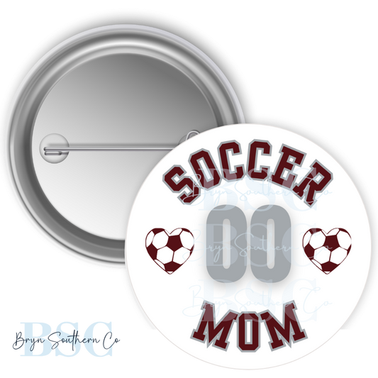 Soccer Mom Button