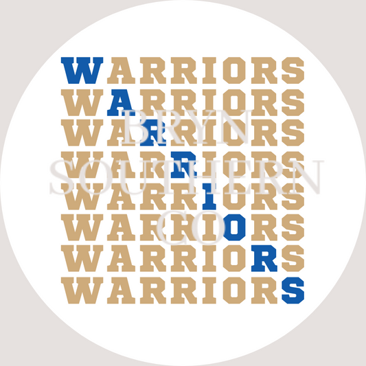 Warriors Standout Button