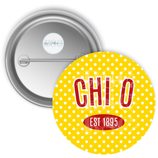 Chi O Polka Dots