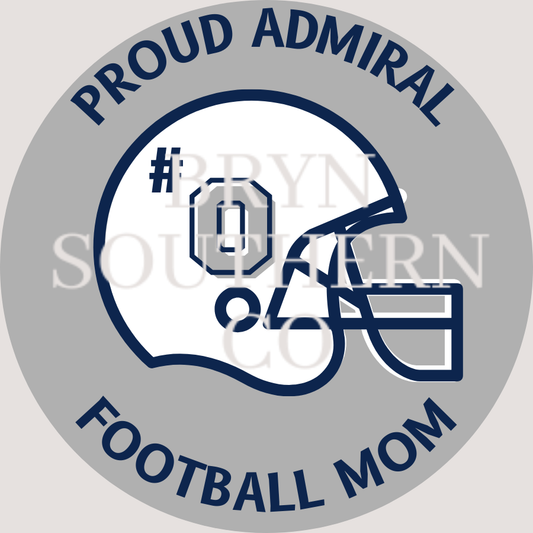 Proud Mom - Farragut - Grey - Custom