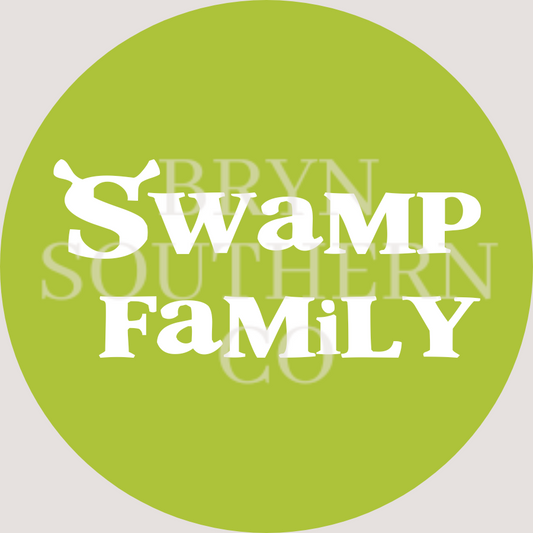 CUSTOM - Swamp Family Button