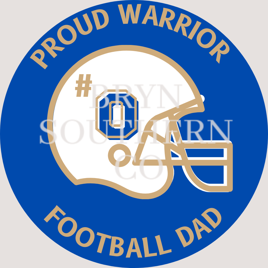Proud Dad - Warriors - CUSTOM
