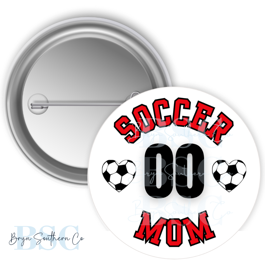 Soccer Mom Button