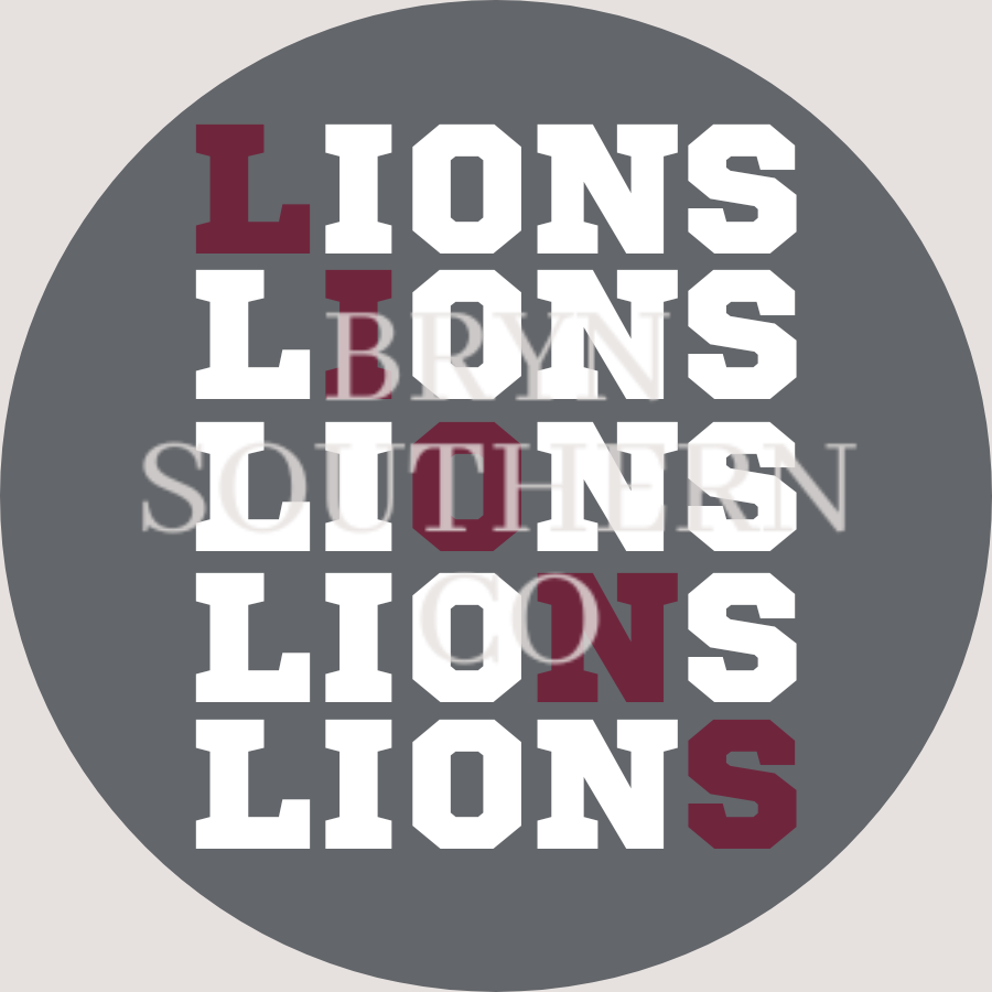 Lions Standout Button