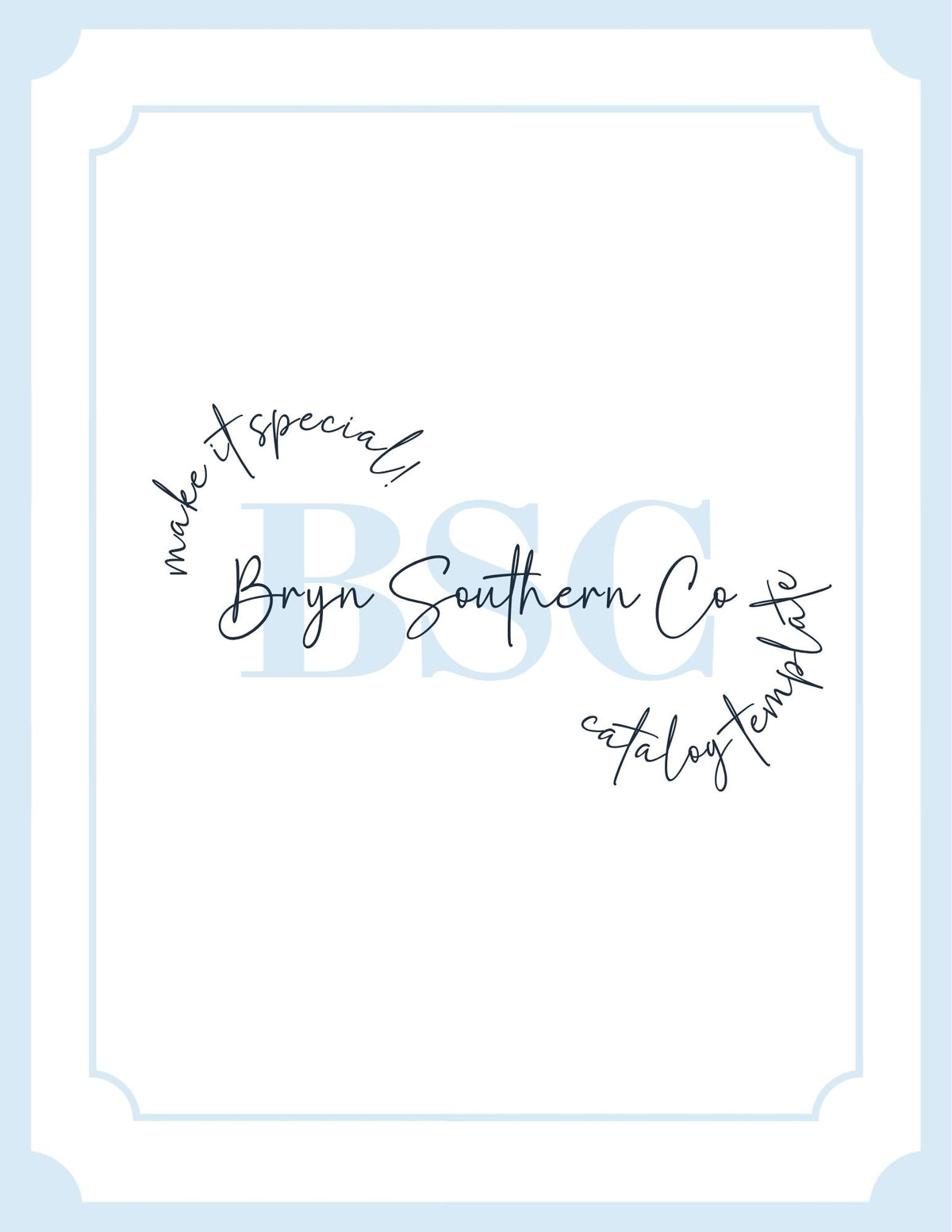 Catalog Template