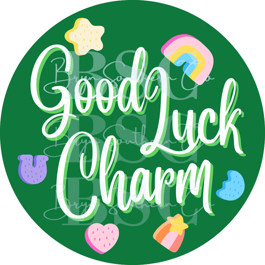 Good Luck Charm Button