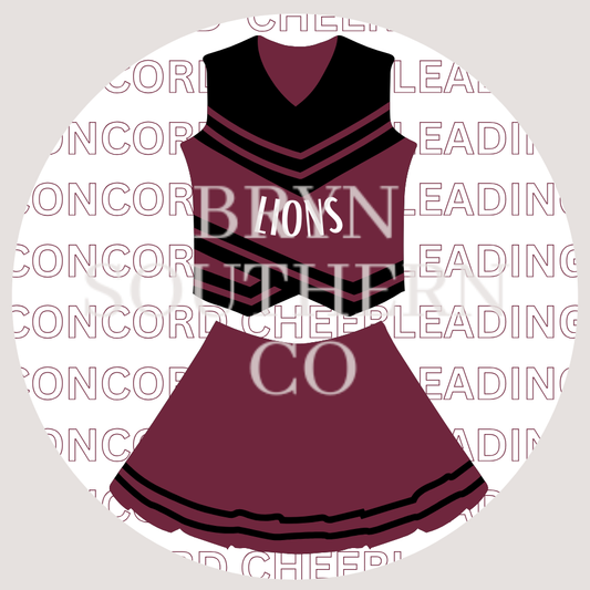 Lions Cheer Uniforms