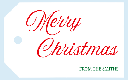 Merry Christmas Gift Tags