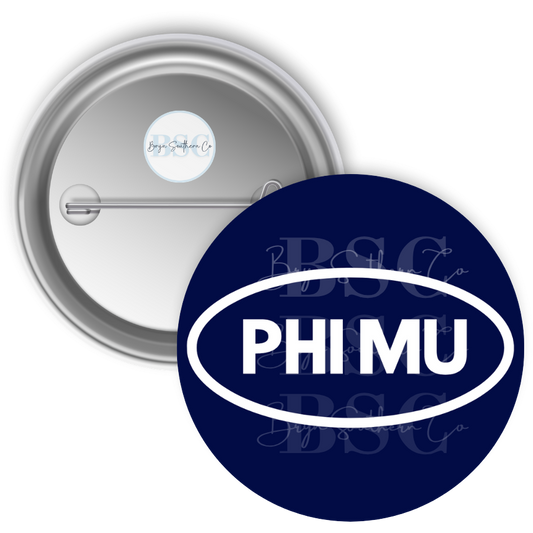 Phi Mu Heritage Button