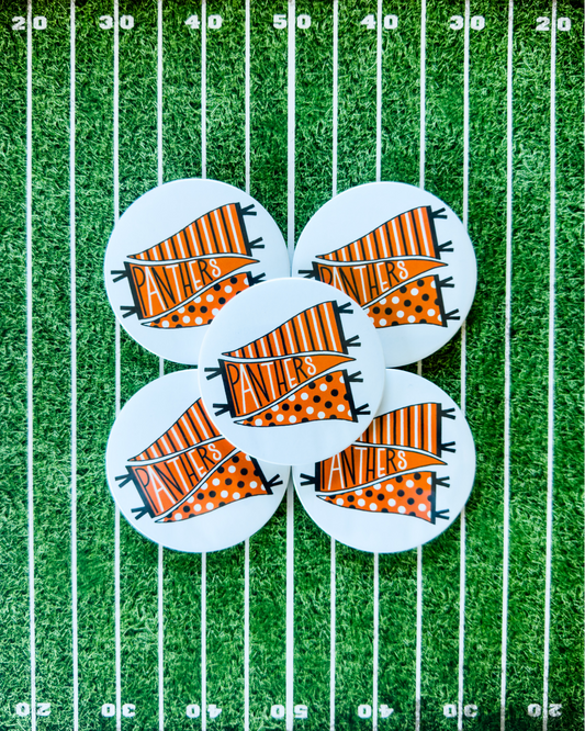 Panthers Pennant Button