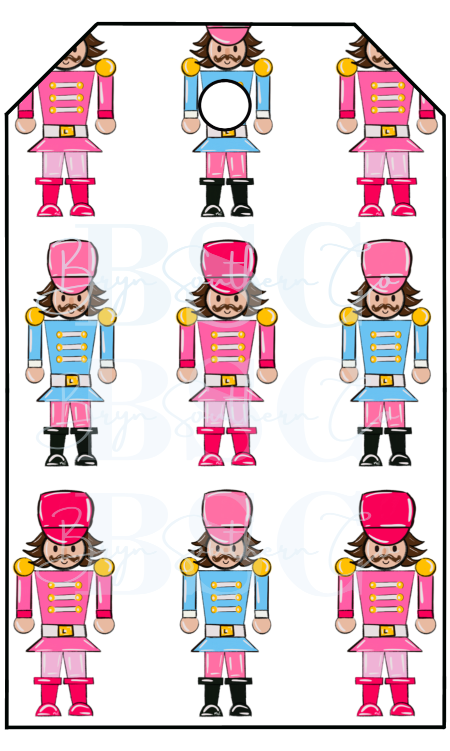 Sugarplum Nutcracker Gift Tag