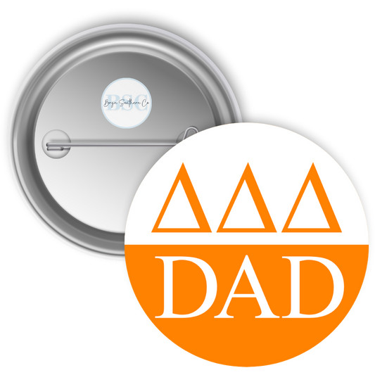 Sorority Dad Button Delta Delta Delta