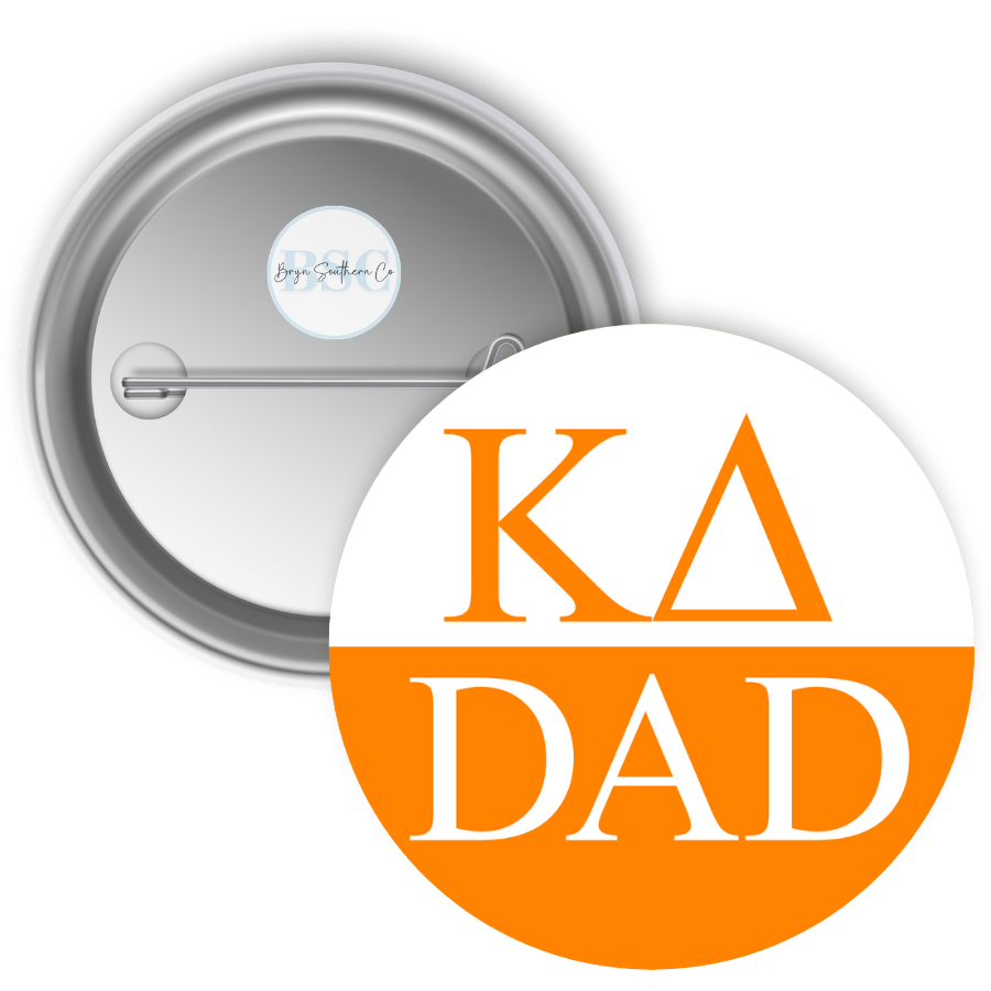 Sorority Dad Button Kappa Delta