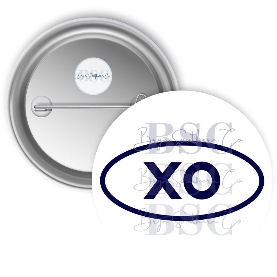 Chi O Heritage Button