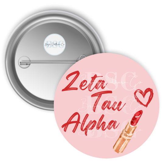 ZTA Lipstick Button