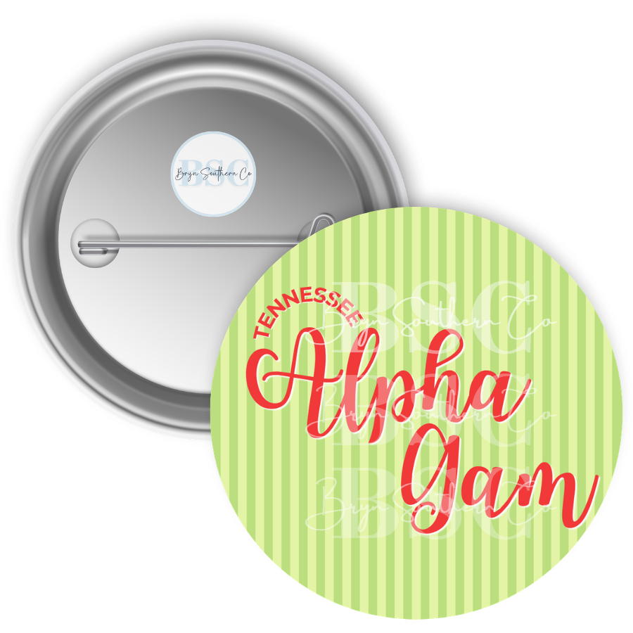 Tennessee AGD Stripes Button