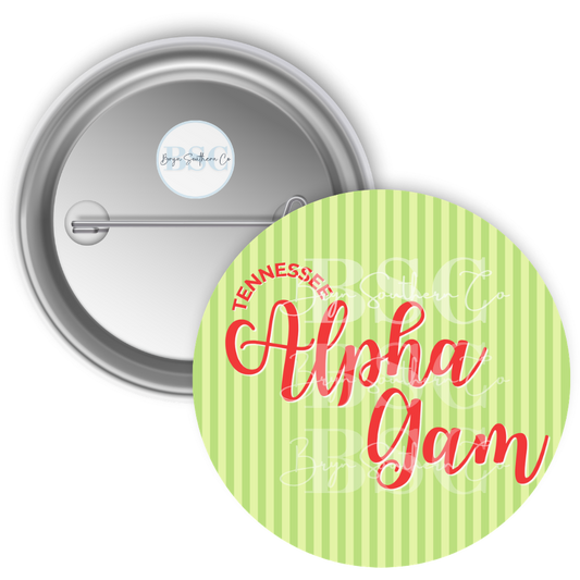 Tennessee AGD Stripes Button