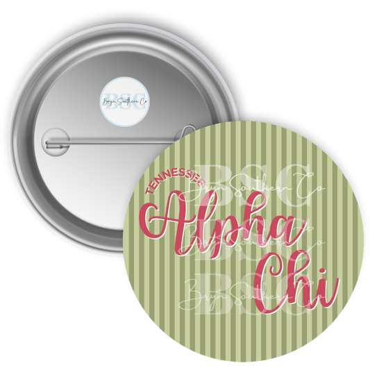 Tennessee AXO Stripes Button