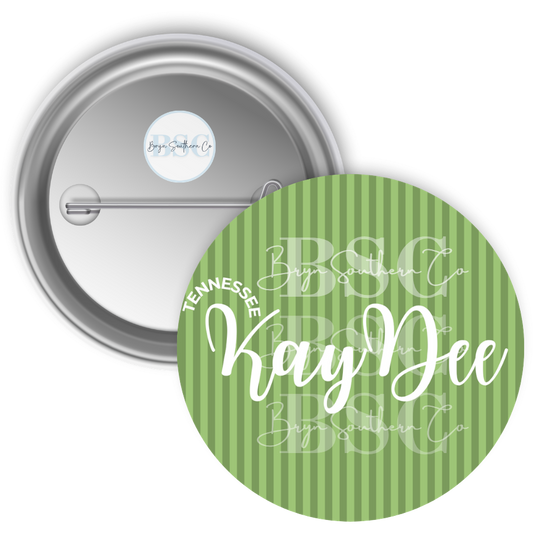 Tennessee KD Stripes Button