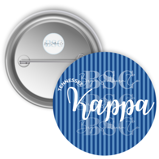 Tennessee KKG Stripes Button
