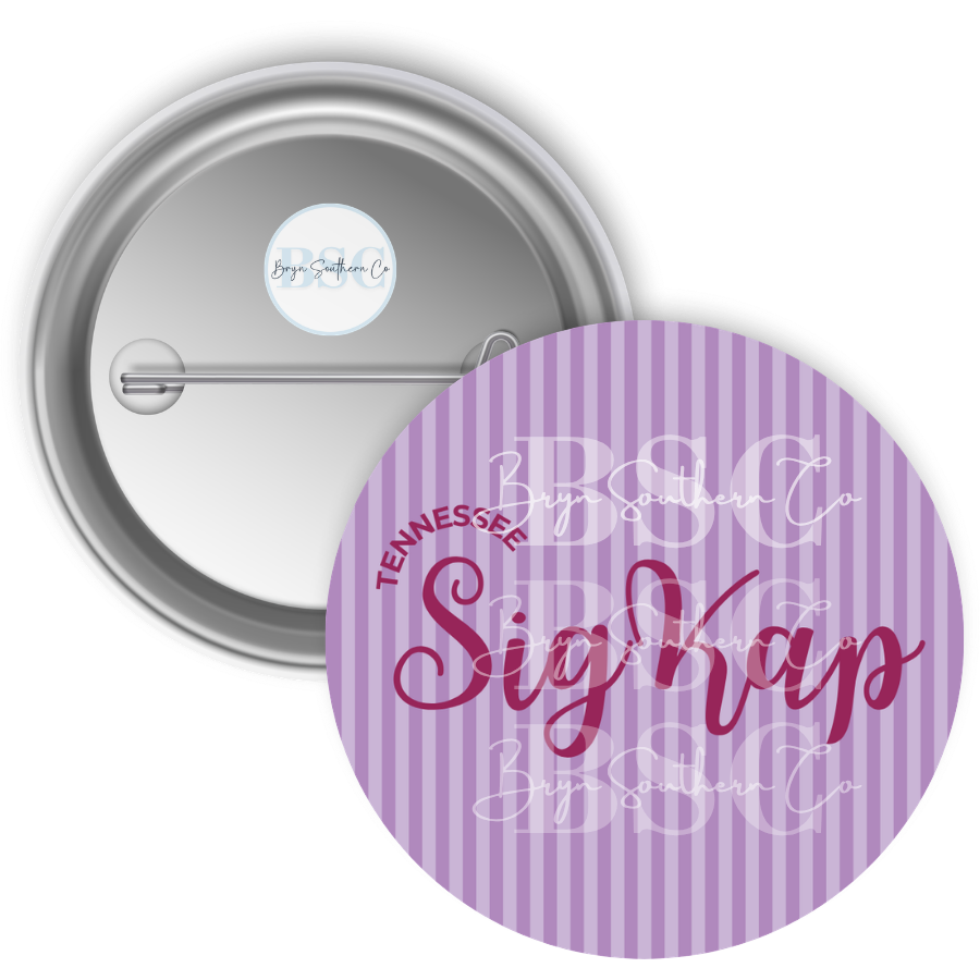 Tennessee SK Stripes Button